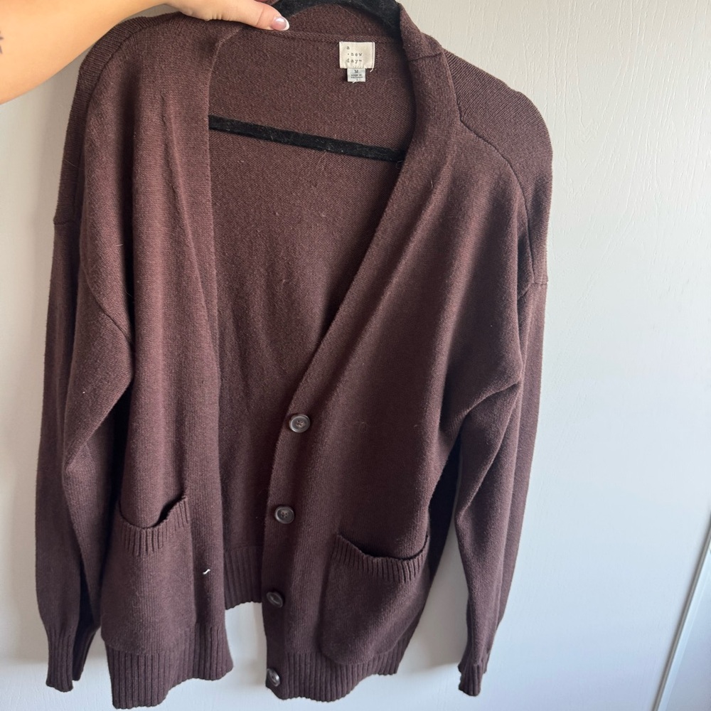 Brown cardigan from target